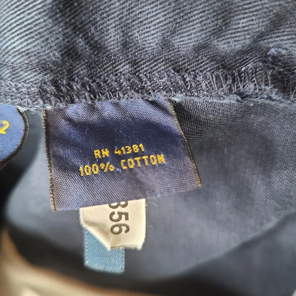 Polo Ralph Lauren Shorts Mens 42 Navy Blue Classic Fit 6 Cotton Chino Flat Front